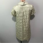 Diane Von Furstenberg Diane Von Furstenburg Reno Metallic Gold Elegant Shift Dress 4 Photo 2