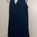 Old Navy Sleeveless V Neck Shift dress/Top black w beige gold stars Large Photo 6