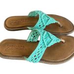 Skechers Cali Turquoise Women’s Crochet Sandal Size 9 #B34109 Photo 0