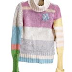 Anthropologie Moth striped colorblock turtleneck sweater Photo 0