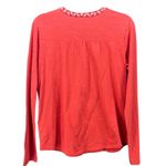 Style & Co Peasant Blouse Small Bohemian Daisy Floral Coral Embroidered‎ Hippie Summer Boho Photo 1