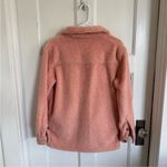 Marine layer  pink Eden Sherpa Overshirt jacket size small. Photo 9