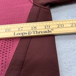 Nike  Therma-FIT‎ ADV Pullover 1/4 Zip Cropped Running Top Maroon Womens Large Photo 9