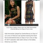 Lucy Paris Gabby Floral Embellished Embroidered Mesh Dress Size Small Photo 2