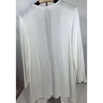 August Silk  Cardigan XL Women's Off White‎ Light Cream Colored Lightweight Flowy Photo 1