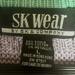 Vintage 80s RARE SK Wear Large Sweater V Photo 8
