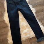 Just Black Lulu’s  Denim Fringe Cropped Jeans Photo 6