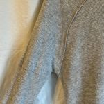 Aritzia Tna Alder Long Sleeve Scooped Neck Waffle Knit Casual Thermal Top Gray Photo 3