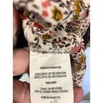 Mason & Belle Women's Boho Rayon Floral Peasant Top Blouse Multicolor Size Large Photo 6