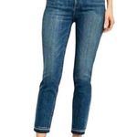 Talbots  Women’s Jeans Flawless 5 Pocket Crop Raw Hem Mid Rise Size 4P Photo 0