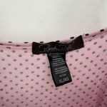 Rene Rofe Pink & Black Polka Dot Mini Nightgown Dress Lingerie Size XL Photo 5