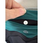 Lululemon Athletica Workout Athleisure Leggings Black Teal Size 4 Photo 5