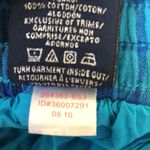 PINK - Victoria's Secret VS PINk flannel turquoise‎ plaid mini skirt size M festival Photo 6