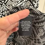 Sharagano A-Line Mini Dress Sleeveless Pockets Zipper Black/White Flowy Size 2 Photo 5