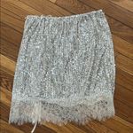 Free People Intimately Sequin & Lace Tie-Up Skirt Photo 4