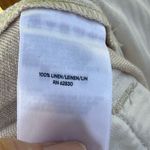 Lands' End  Women's 100% Linen High Rise Wide Leg Pants Size 8 Photo 6