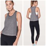 Lululemon Pace Perfect Tank In Heathered Black Photo 1
