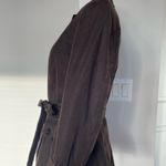 Banana Republic  Women's Cool Winter Brown Belted Linen Jacket Size 12 Belt Photo 5