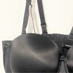 Torrid Plus Size 44DDD Black Bombshell Everyday Strapless Boost Bra Rhinestone Photo 1