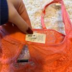 Aerie  Coral Unlined Lace Bodysuit Photo 4