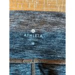 Athleta  Gray Heathered Workout Leggings Pants Medium Gym Ready M Yoga Sports Photo 4