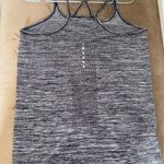 Nike Gray and Black Fitted Backless Tank Top Photo 3