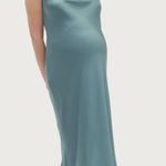 Hatch NWT  The Harlow midi Dress formal MINERAL GREEN SZ1 bust34 Photo 0