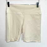 We Wore What  Cream We Gave What High Waisted Biker Shorts Photo 0