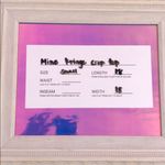 Mine cropped tee with crochet fringe bottom NWOT Photo 3