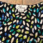 [chaus] medium patterned dress top Black Photo 1