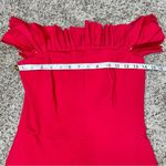 Urban Outfitters Red Ruffle Off The Shoulder Shorts One Piece Romper 4 Photo 6