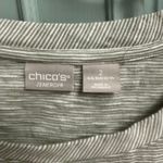 Chico's  Zenergy Size Large 2 Lightweight T-Shirt Dress Casual Pockets Minimalist Photo 2