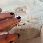 DL1961 White Denim Mini Skirt Women's Size 8/29 White Frayed Hem Photo 7