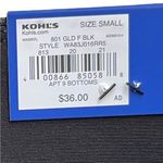 Apt. 9  NWT Black Gold Fleck‎ Mid Rise Tummy Control Leggings Size Small Photo 2