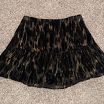 DO+BE Black and gold mini skirt Photo 0
