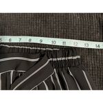 Breeze Forever Wide Leg Pants Size M Striped BlackWhite Tie Elastic Waist Black Size M Photo 5