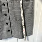 Abercrombie & Fitch Tall Mara Short Sleeve Vest mini Dress gray plaid medium Photo 5