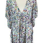 Gottex Profile By  Floral Print Sheer Swim Cover Up Kimono Tunic Boho Small‎ Photo 0