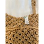 Aerie crochet pink, green and tan woven purse Photo 3