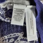 Ann Taylor Loft Cardigan Sweater Women's MP Purple Sheer Button Front Academia Photo 9