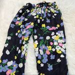 ASOS Casual Pants Dark Gray Floral Photo 3