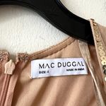 Mac Duggal  Beaded Striping Kimono Sleeve V-Neck Gown maxi dress size 4 UB Photo 7