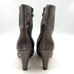 Taryn Rose Taryn by Metallic Leather Booties Heel Ankle Boots Photo 8