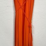 Daniel Rainn  Orange Crochet Tiered Maxi Dress Womens M Beachy Boho Casual Summer Photo 8