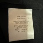 Equipment  100% Silk Black Short Sleeve Collar Mini Polo Shirt Shift Dress Size S Photo 3