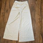 SheIn x Frenchy Green Striped Tie Front Ruffled Crop Top & Flare Pants Set Photo 4