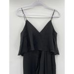 Shona joy Luxe Frill Cocktail Dress Black Onyx Size 2 NWT Photo 2