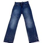 J.Crew Nipped Straight High Rise Rigid Denim Jeans 25P Petite Cropped Raw Hem Photo 0