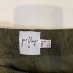 Princess Polly  Lightweight Dark Green Straight Leg Corduroys EUC Sz 10 Stretch Photo 5