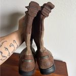 Merrell  Vera Mid Barnwood Tan Brown Leather Mid Calf Zip Up Boots Womens 9 Gorp Photo 4